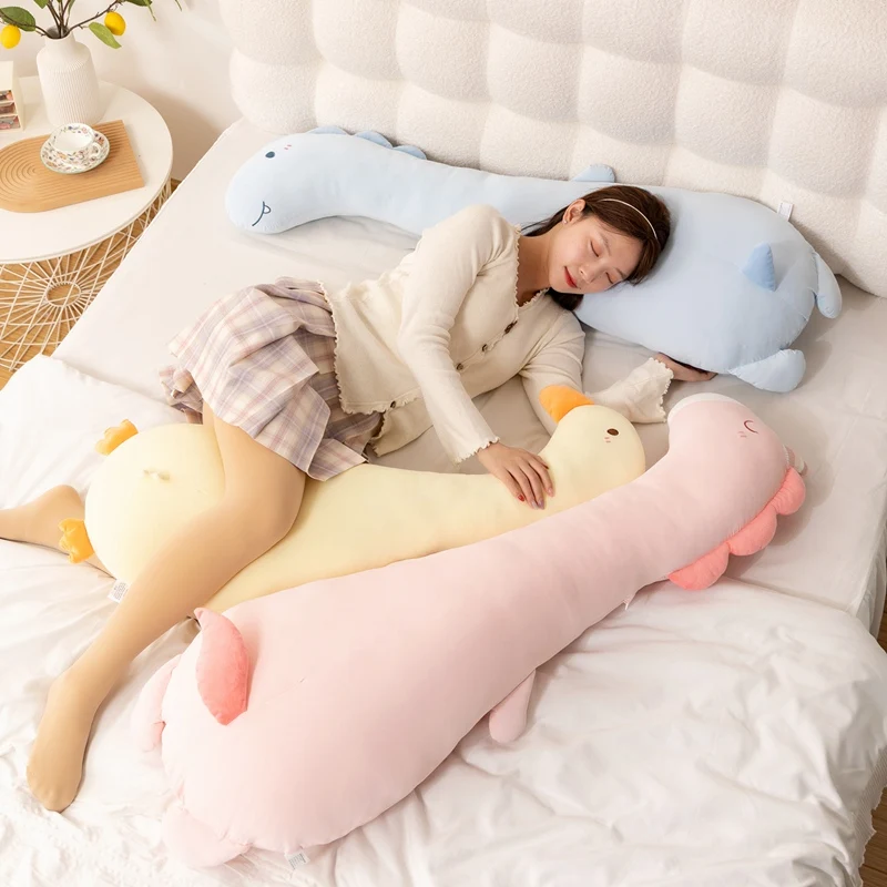 Cute Long Animal Body Pillow Plush Toy, Soft Dinosaur Duck Unicorn Stuffed Cushion Comfort Sleeping Bolster Pillow Home Decor
Cute Long Animal Body Pillow Plush Toy, Soft Dinosaur Duck Unicorn Stuffed Cushion Comfort Sleeping Bolster Pillow Home Decor