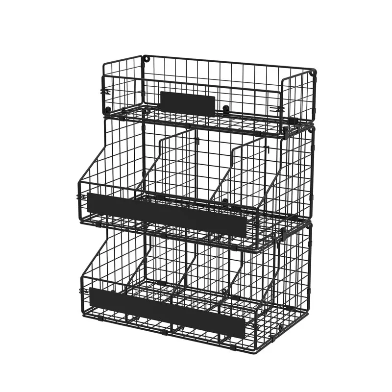 Simple wind three-layer wrought iron egg partition storage basket household kitchen shelf wall-mounted vegetable storage rack
Simple wind three-layer wrought iron egg partition storage basket household kitchen shelf wall-mounted vegetable storage rack