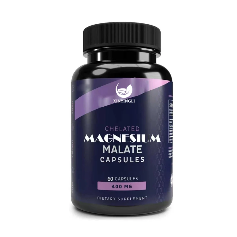 Magnesium malate 400mg capsules, supporting energy and bone health | Non GMO, third-party testing
Magnesium malate 400mg capsules, supporting energy and bone health | Non GMO, third-party testing
