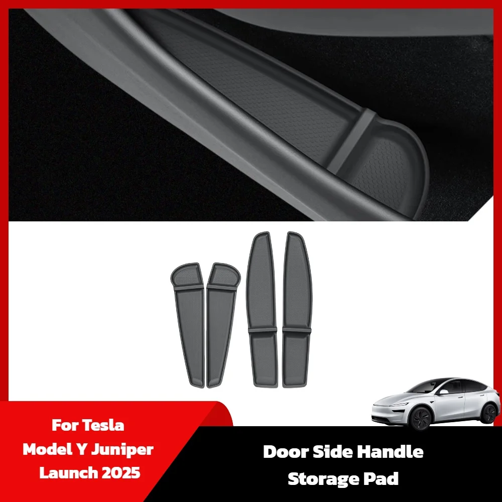 For Tesla Model Y Juniper Launch 2025 Car Door Side Handle Storage Pad Gate Slot Anti Dirty Storage Tray Interior Accessories
For Tesla Model Y Juniper Launch 2025 Car Door Side Handle Storage Pad Gate Slot Anti Dirty Storage Tray Interior Accessories