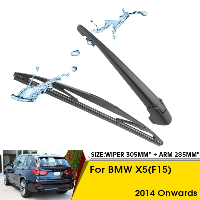 Car Wiper Blade For BMW X5(F15) 2014 Onwards Rear Back Windshield Windscreen Rear Wiper 305mm+Arm 285mm Car Accessories
Car Wiper Blade For BMW X5(F15) 2014 Onwards Rear Back Windshield Windscreen Rear Wiper 305mm+Arm 285mm Car Accessories