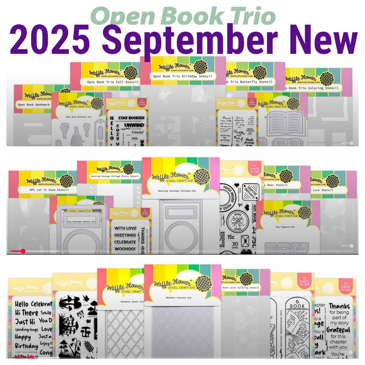 2025 Waffle September New Fall Die Stencil Bundle Christmas Open Book Bookmark Birthday Butterfly Dies Stamps DIY Scrapbooking
2025 Waffle September New Fall Die Stencil Bundle Christmas Open Book Bookmark Birthday Butterfly Dies Stamps DIY Scrapbooking