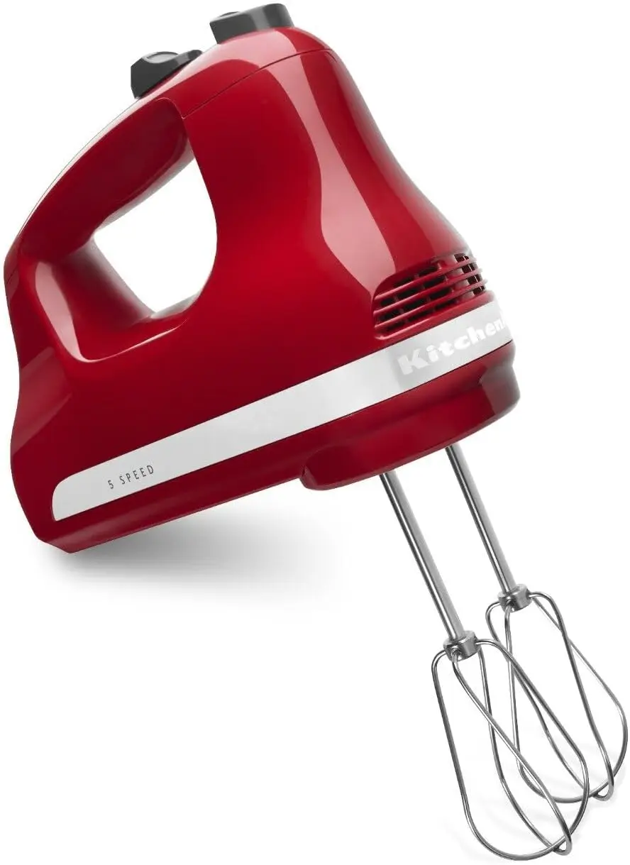 5-Speed Ultra Power Hand Mixer in Empire Red - Efficient Kitchen Tool for Baking and Cooking
5-Speed Ultra Power Hand Mixer in Empire Red - Efficient Kitchen Tool for Baking and Cooking