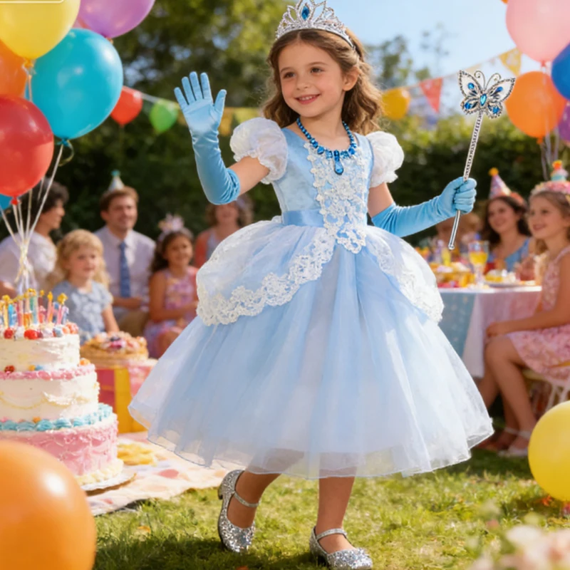 Carnival Elegant Cinderella Princess Ball Gown Fancy Birthday Party Cosplay Cinderella Dress Vestidos Costume Role Play Apparel
Carnival Elegant Cinderella Princess Ball Gown Fancy Birthday Party Cosplay Cinderella Dress Vestidos Costume Role Play Apparel