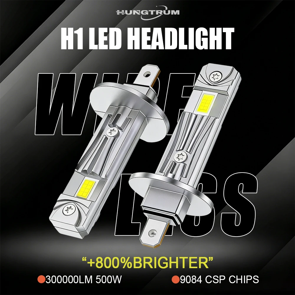 Super Bright H1 LED Headlight 300000LM CANBUS Fanless Led Light Bulbs 16 Core 9084 CSP CHIPS Ultra Auto Lamps 6000K Plug & Play
Super Bright H1 LED Headlight 300000LM CANBUS Fanless Led Light Bulbs 16 Core 9084 CSP CHIPS Ultra Auto Lamps 6000K Plug & Play