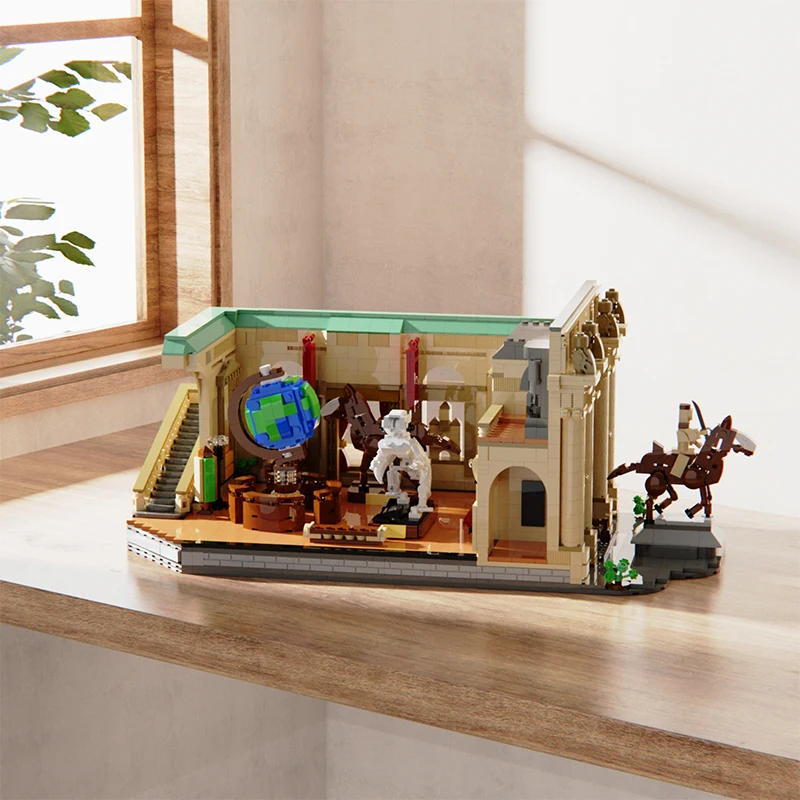 MOC Dragon Showroom 21320 Dinosaur Fossil Exhibition Hall Building Blocks For Night at the Museumed Bricks Toy For Children Gift
MOC Dragon Showroom 21320 Dinosaur Fossil Exhibition Hall Building Blocks For Night at the Museumed Bricks Toy For Children Gift