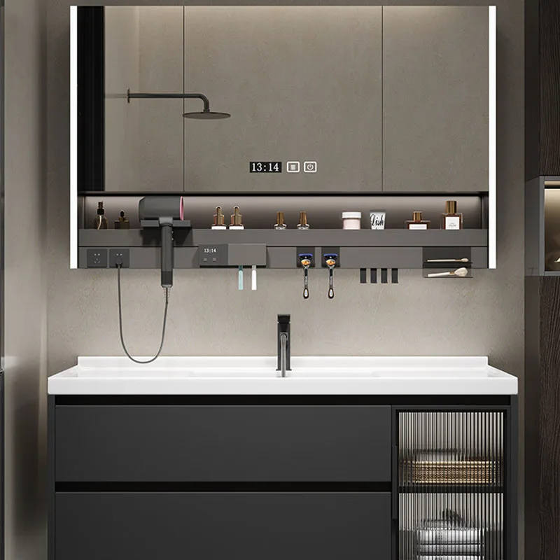 Luxury Mirror Bathroom Cabinet Accessories Shelves Partitions Over Cupboard Decorations Skincare Archivadores Trendy Furniture
Luxury Mirror Bathroom Cabinet Accessories Shelves Partitions Over Cupboard Decorations Skincare Archivadores Trendy Furniture
