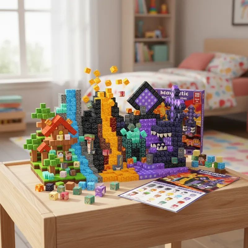Creative Magnetic Volcano Lava Building Blocks Set STEM Educational Toy DIY Tabletop Decorations Model Birthday Gift for Kids
Creative Magnetic Volcano Lava Building Blocks Set STEM Educational Toy DIY Tabletop Decorations Model Birthday Gift for Kids