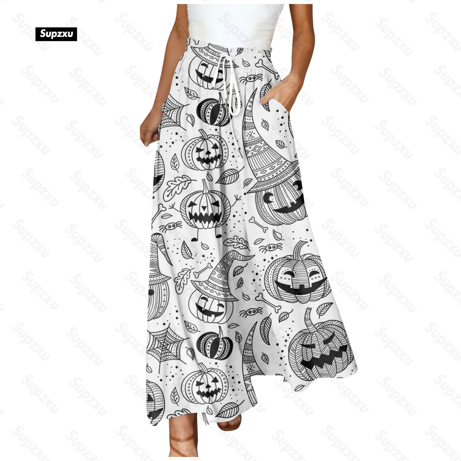 Summer New Women's Wide Leg Pants with Elastic Waistband, Wide Leg High Waist Long Skirt Pants for Women
Summer New Women's Wide Leg Pants with Elastic Waistband, Wide Leg High Waist Long Skirt Pants for Women