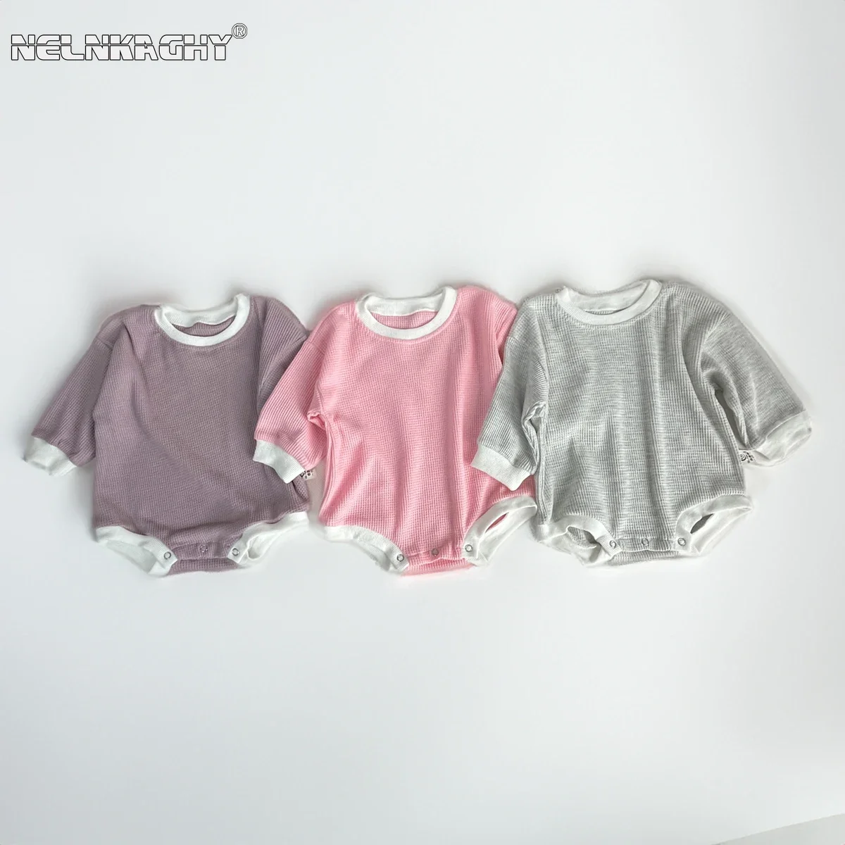 2023 Autumn New in: Full Sleeve Solid Color Waffle One-Piece Jumpsuits for Infants - Stylish Bodysuits Baby Girls Boys 0-24M
2023 Autumn New in: Full Sleeve Solid Color Waffle One-Piece Jumpsuits for Infants - Stylish Bodysuits Baby Girls Boys 0-24M
