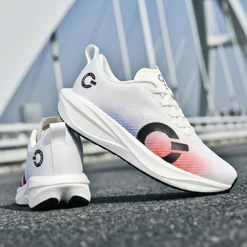 Men Carbon Plate Running Shoes Single Layer Mesh Sneakers Shock Absorption High Elastic Anti Slip Lightweight Sports Footwear
Men Carbon Plate Running Shoes Single Layer Mesh Sneakers Shock Absorption High Elastic Anti Slip Lightweight Sports Footwear