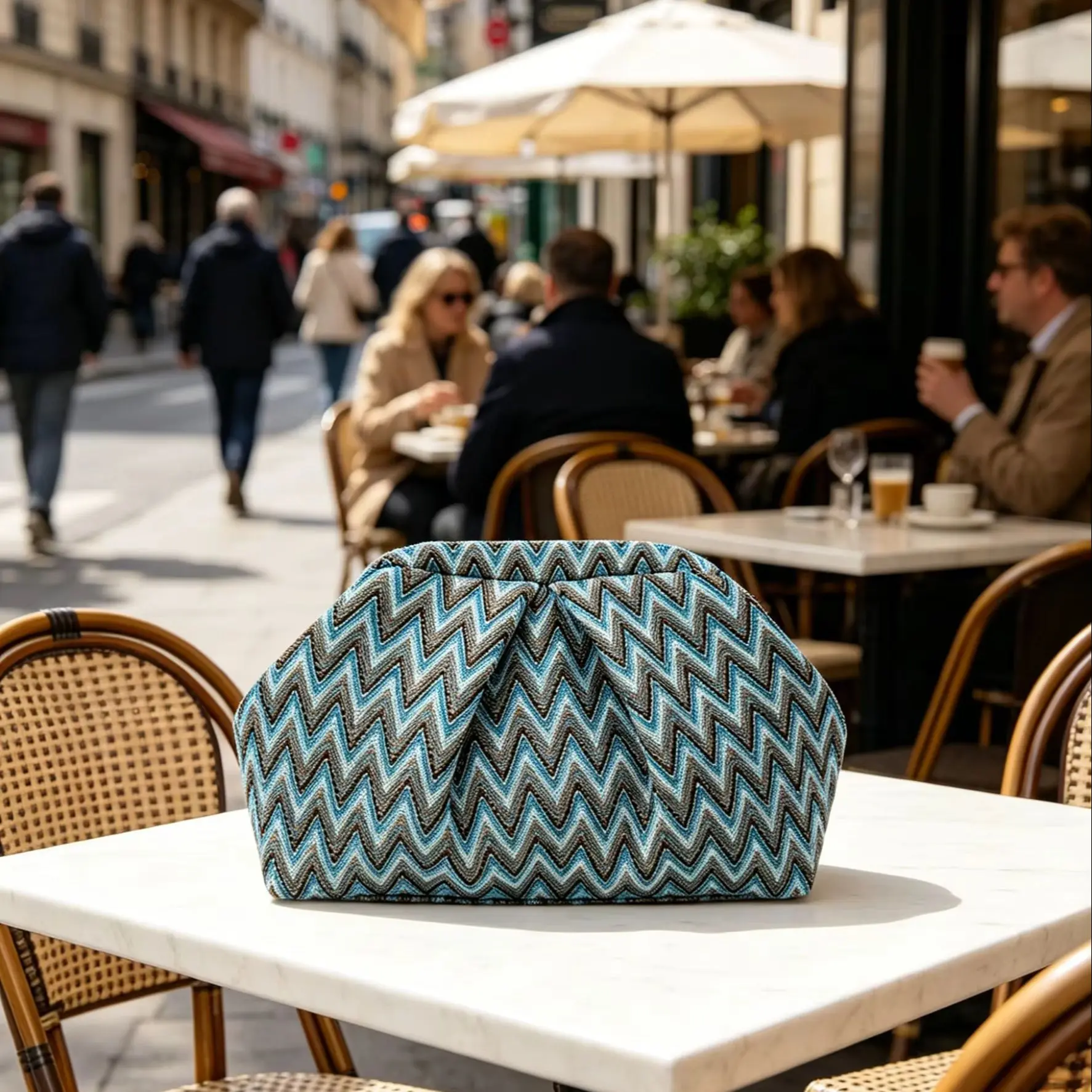 Women's Zigzag Wave Pleated Cloud Dumpling Clutch Bag, Large Capacity Ethnic Style Fabric Evening Beach Daily Clutch Bag (Pattern Random)
Women's Zigzag Wave Pleated Cloud Dumpling Clutch Bag, Large Capacity Ethnic Style Fabric Evening Beach Daily Clutch Bag (Pattern Random)