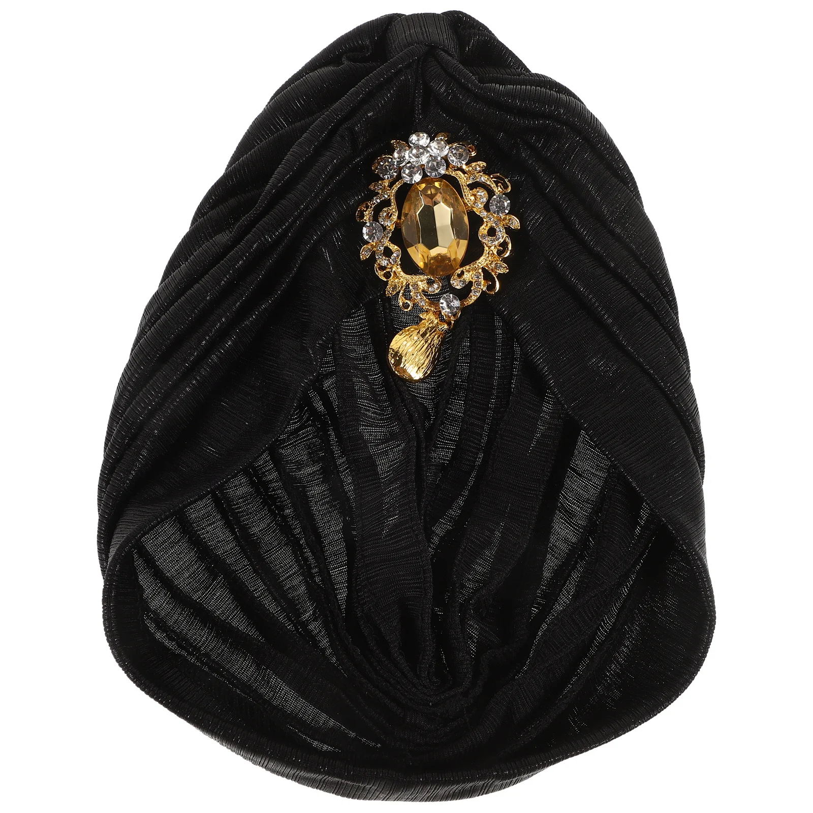 Black Rhinestone Turban Hat For Women Alloy Pleated Head Wrap Elegant Fancy Hats Evening Party Prom Wedding Accessory
Black Rhinestone Turban Hat For Women Alloy Pleated Head Wrap Elegant Fancy Hats Evening Party Prom Wedding Accessory