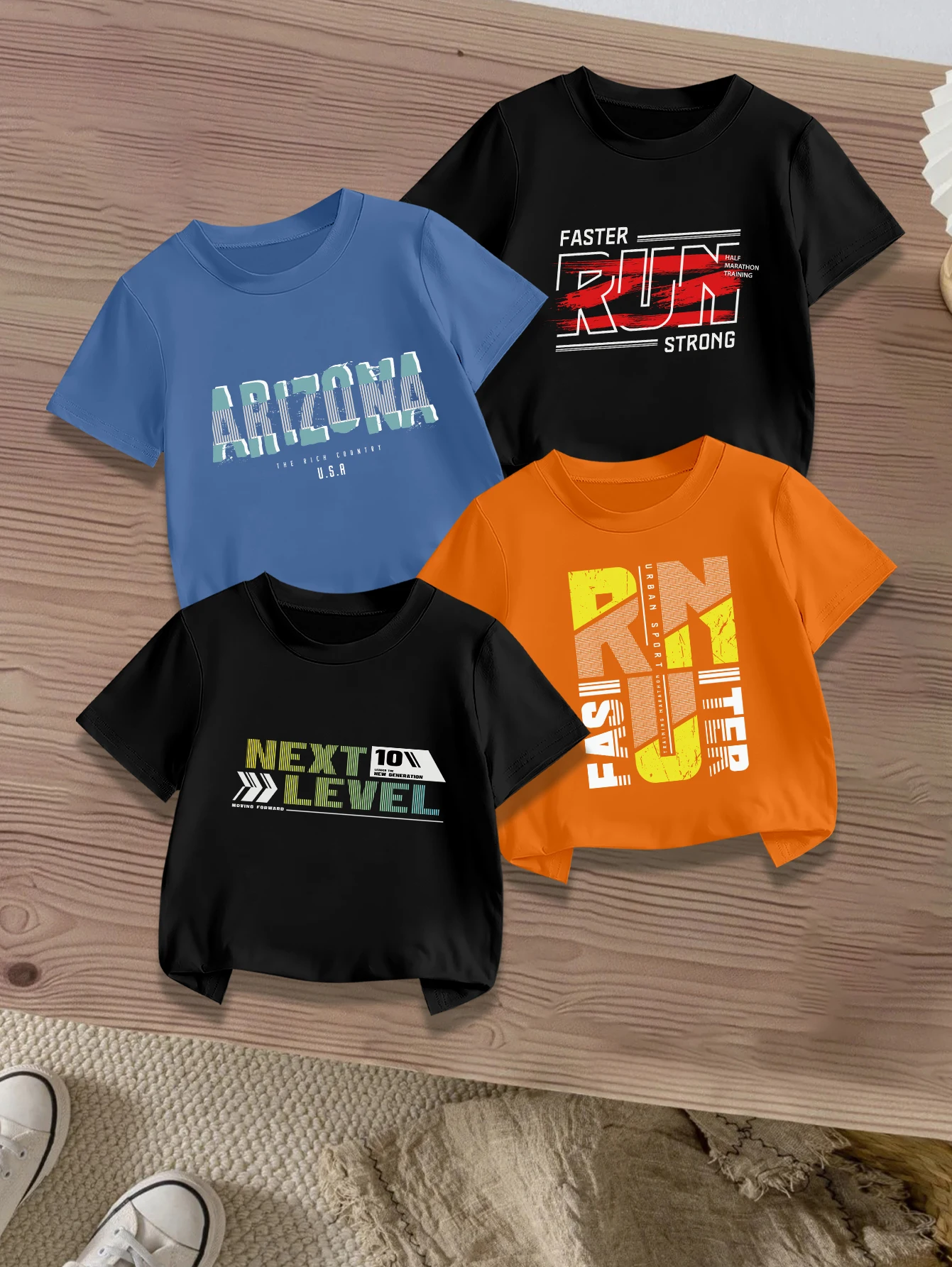 4 штуки: летние повседневные футболки для мальчиков с американским английским принтом и мультяшными рисунками
4 штуки: летние повседневные футболки для мальчиков с американским английским принтом и мультяшными рисунками