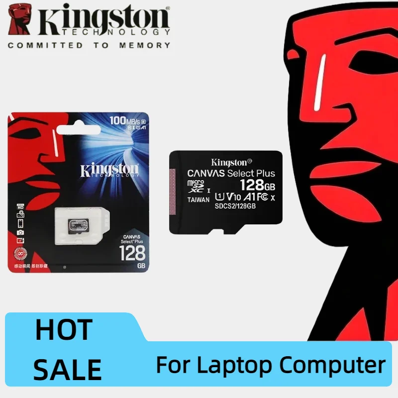 Kingston Original MicroSD TF Card 128GB 256GB 512GB Flash Memory Card A1 V10 Storage Micro SD Cards for Phone/Tablet/Switch
Kingston Original MicroSD TF Card 128GB 256GB 512GB Flash Memory Card A1 V10 Storage Micro SD Cards for Phone/Tablet/Switch