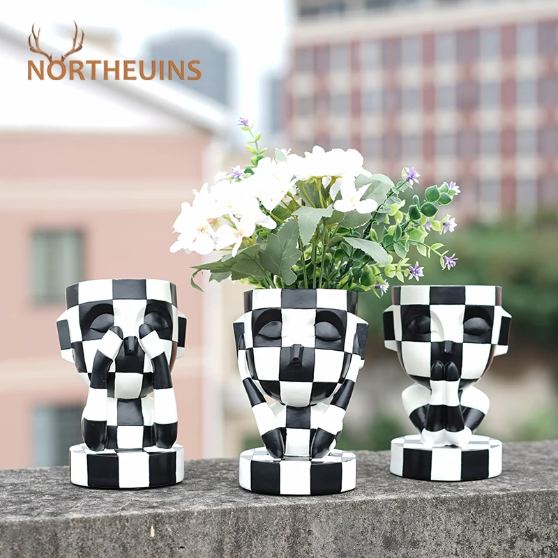 Цветочный горшок NORTHEUINS из смолы, мозаика с лицом, фигурки для внутренней отделки, для девочек, для улицы, сада, декоративные аксессуары, контейнер для растений, предметы
Цветочный горшок NORTHEUINS из смолы, мозаика с лицом, фигурки для внутренней отделки, для девочек, для улицы, сада, декоративные аксессуары, контейнер для растений, предметы