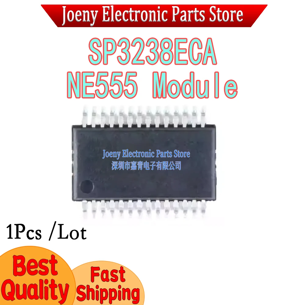 SP3238 SP3238EEA SP3238ECA S28 + 3.0V + 5.5V RS-232 NE555 pulse frequency duty cycle adjustable module
SP3238 SP3238EEA SP3238ECA S28 + 3.0V + 5.5V RS-232 NE555 pulse frequency duty cycle adjustable module