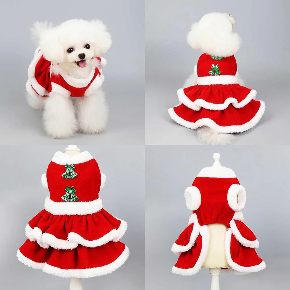 Winter Warm Christmas Dog Dress Pet Dog Clothes Christmas Tree Coat Cute Dog Cosplay Dress Up Costume for Small Medium Dogs
Winter Warm Christmas Dog Dress Pet Dog Clothes Christmas Tree Coat Cute Dog Cosplay Dress Up Costume for Small Medium Dogs