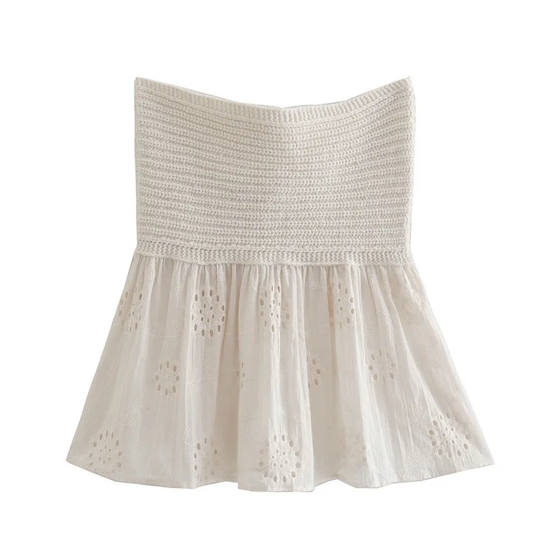 New Women's Clothing2025Spring New Patchwork Slim-Fit Tube Top Knitted Short Top
New Women's Clothing2025Spring New Patchwork Slim-Fit Tube Top Knitted Short Top