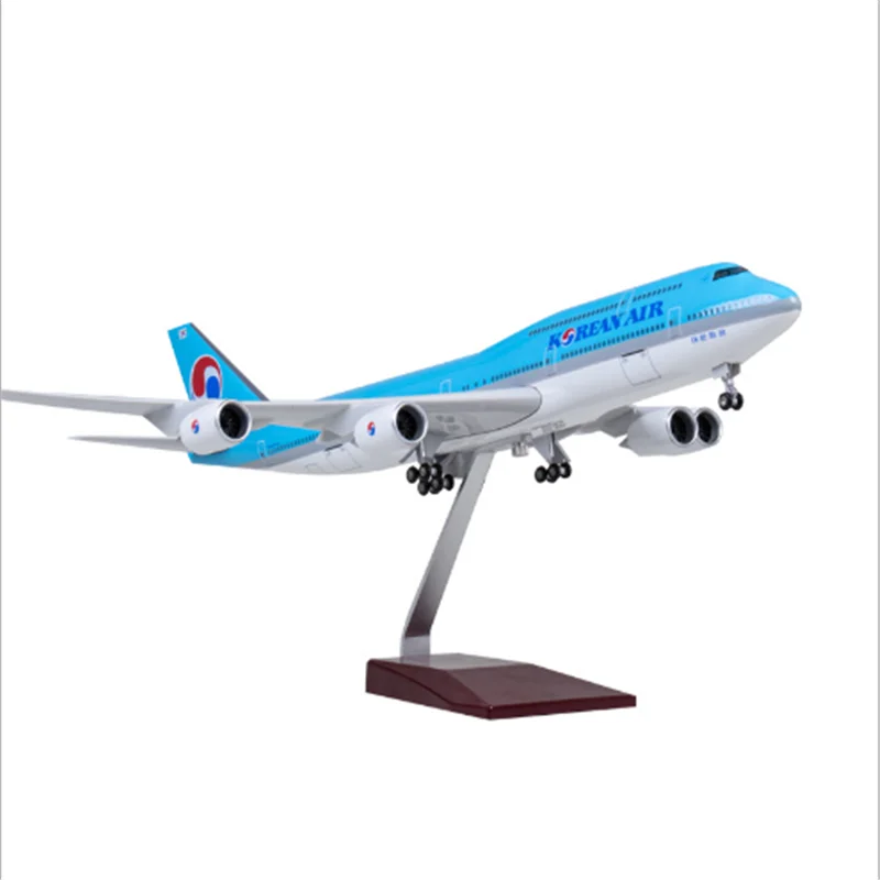 45.5CM 1/160 Scale Model Diecast Resin A380 Korean International Airline Aircraft With Light And Wheels For Collection Display
45.5CM 1/160 Scale Model Diecast Resin A380 Korean International Airline Aircraft With Light And Wheels For Collection Display