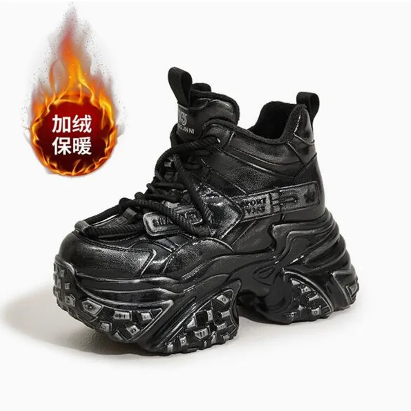 10CM Genuine Leather Shoes High Top Vulcanize Women Shoes Platform Wedge Chunky Sneakers Walking Loafer Autumn Casual Dad Shoes
10CM Genuine Leather Shoes High Top Vulcanize Women Shoes Platform Wedge Chunky Sneakers Walking Loafer Autumn Casual Dad Shoes