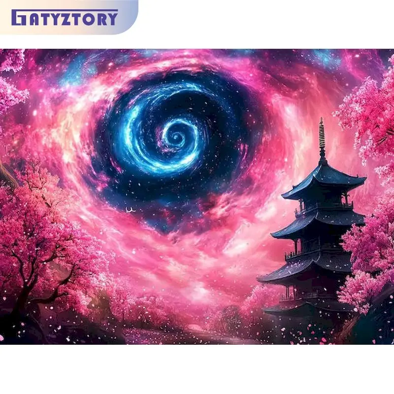 GATYZTORY Painting By Numbers Pink Starry Sky Scenery Handpainted Picture By Number Landscape Drawing Canvas Home Decoration
GATYZTORY Painting By Numbers Pink Starry Sky Scenery Handpainted Picture By Number Landscape Drawing Canvas Home Decoration