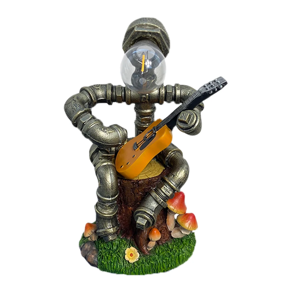 Retro Iron Pipe Robot Garden Light Solar Powered Resin Statue Decoration for Lawn Courtyard Outdoor Party Gifts
Retro Iron Pipe Robot Garden Light Solar Powered Resin Statue Decoration for Lawn Courtyard Outdoor Party Gifts