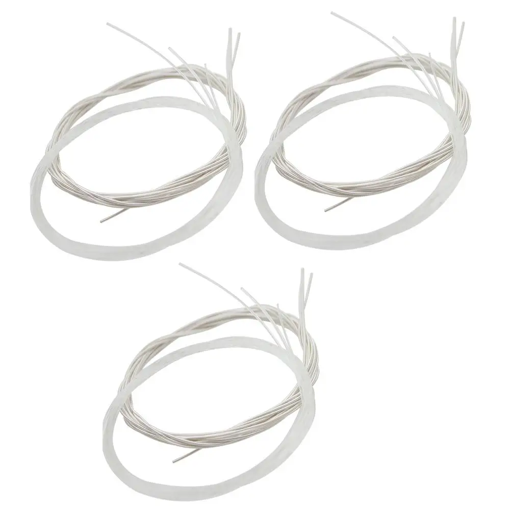 6 Pcs Nylon Strings for Classical Guitar Transparent Elegant Sturdy Resistant Full Tone Beautiful Sound Accessories Parts Guitar
6 Pcs Nylon Strings for Classical Guitar Transparent Elegant Sturdy Resistant Full Tone Beautiful Sound Accessories Parts Guitar