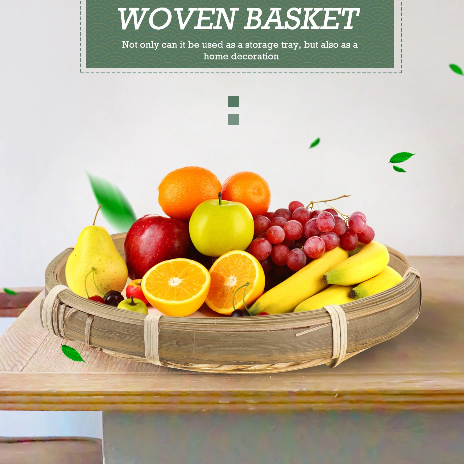 3Pcs Bamboo Household Baskets Household Drying Bamboo Basket Basket Fruit Vegetable Storage Kitchen Bar Accessories
3Pcs Bamboo Household Baskets Household Drying Bamboo Basket Basket Fruit Vegetable Storage Kitchen Bar Accessories