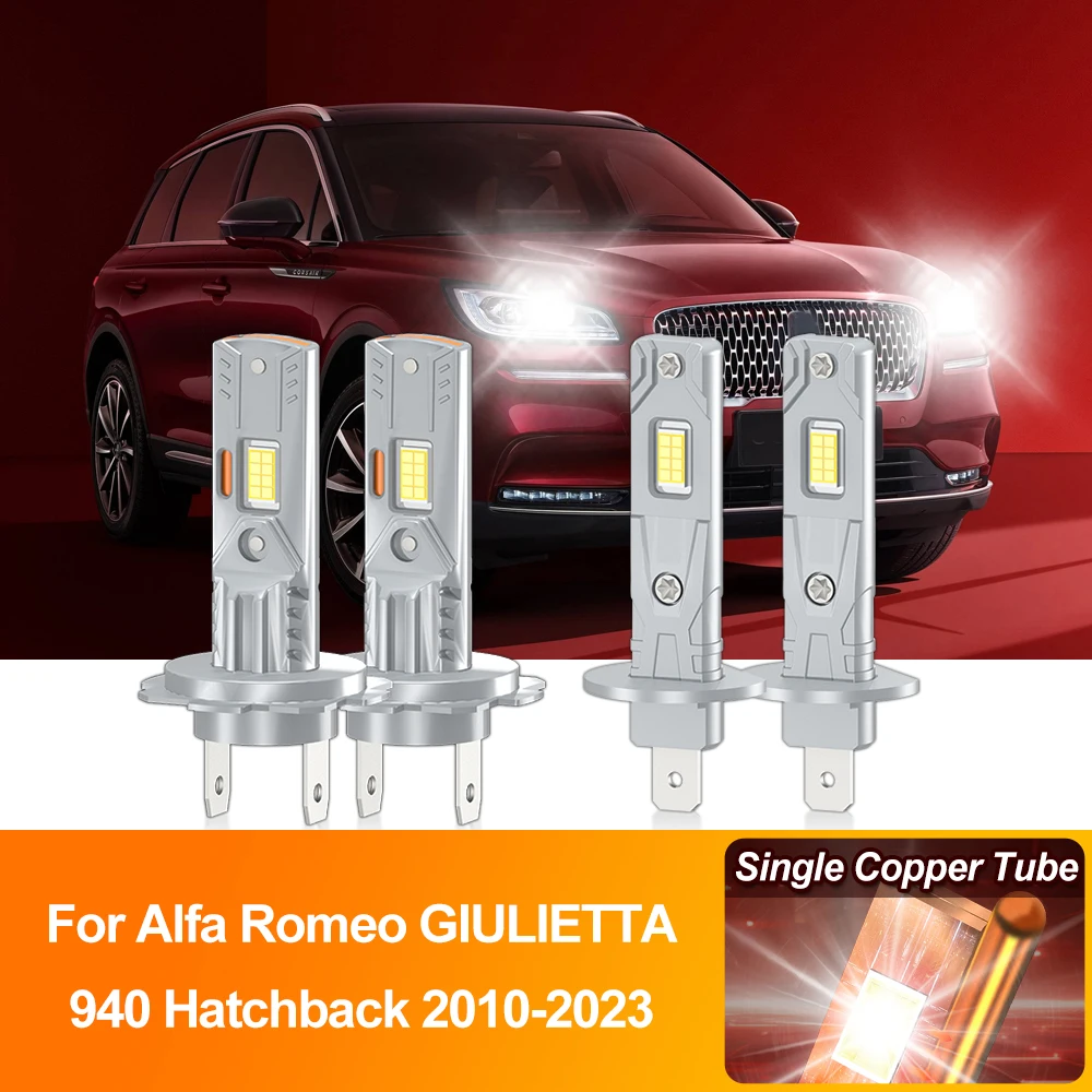 240W High Low Beam LED Headlight 40000LM Canbus Car Lights 12V 6000K For Alfa Romeo GIULIETTA 940 Hatchback 2010-2021 2022 2023
240W High Low Beam LED Headlight 40000LM Canbus Car Lights 12V 6000K For Alfa Romeo GIULIETTA 940 Hatchback 2010-2021 2022 2023