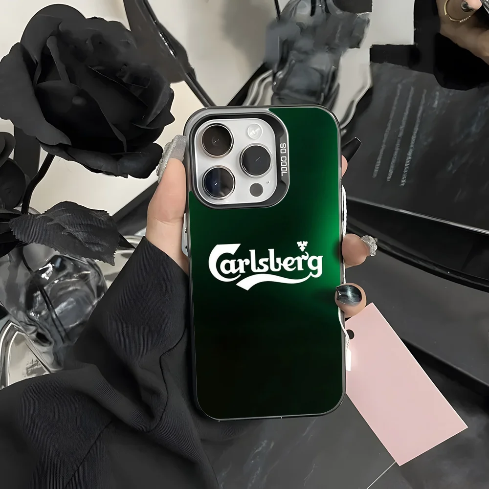 Denmark C-Carlsberg Beer Cool Phone Case For iPhone 16 15 14 13 12 11 Pro Max Grey Black Matte Laser Metallic Aurora Funda
Denmark C-Carlsberg Beer Cool Phone Case For iPhone 16 15 14 13 12 11 Pro Max Grey Black Matte Laser Metallic Aurora Funda