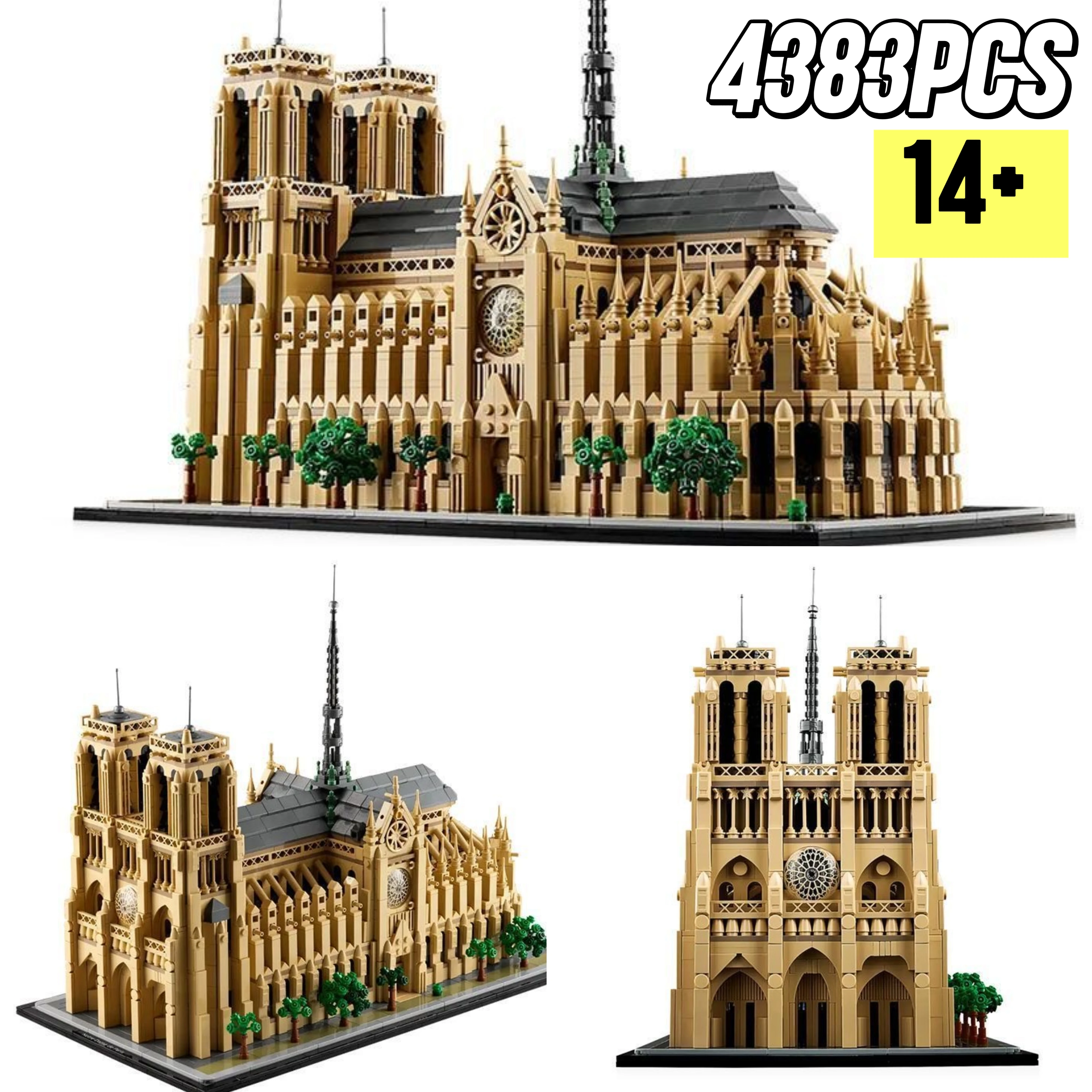 2026 NEW IN STOCK 4383PCS 21061 Notre-Dame de Paris Architectural Model Kit Home Decoration Model Adults Kids Birthday Gifts toy
2026 NEW IN STOCK 4383PCS 21061 Notre-Dame de Paris Architectural Model Kit Home Decoration Model Adults Kids Birthday Gifts toy