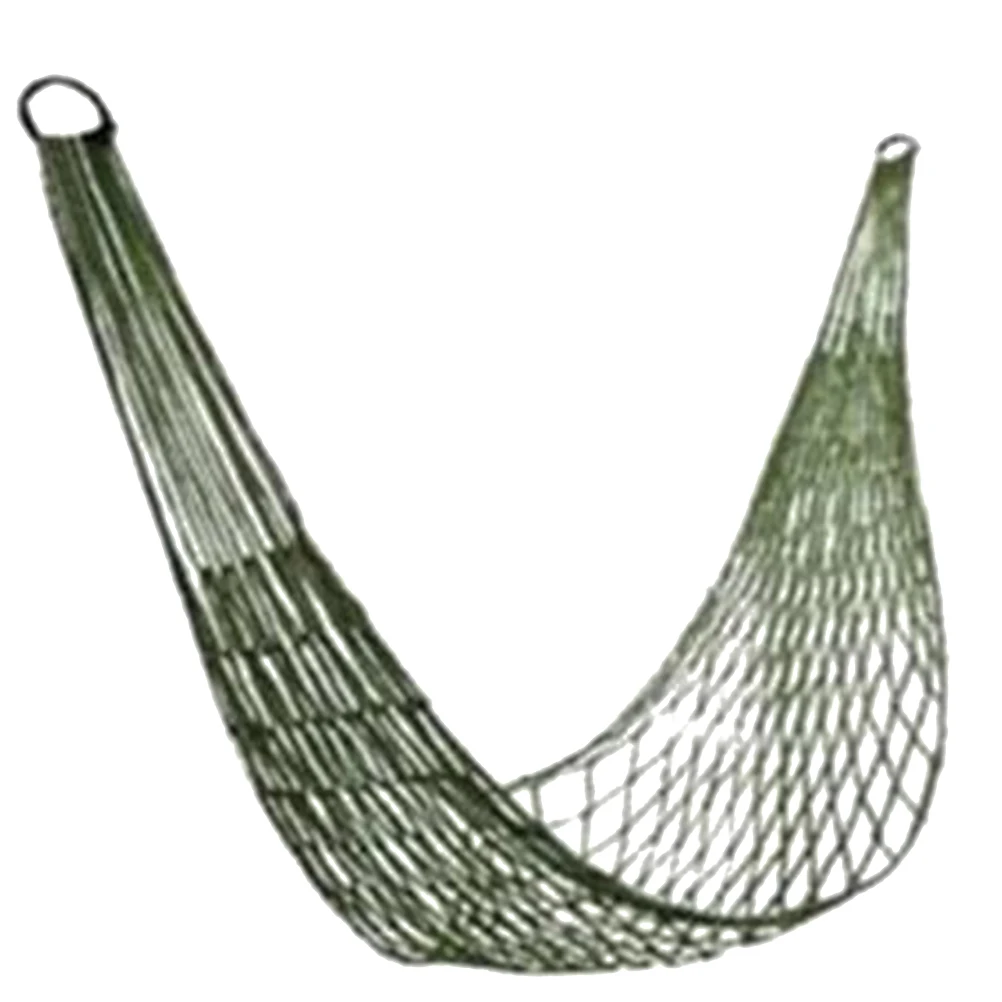 Military Green Rope Hammock Nylon Mesh Sleeping Net Bed Thickened Lightweight Durable For Camping Hiking Outdoor Travel Home Use
Military Green Rope Hammock Nylon Mesh Sleeping Net Bed Thickened Lightweight Durable For Camping Hiking Outdoor Travel Home Use