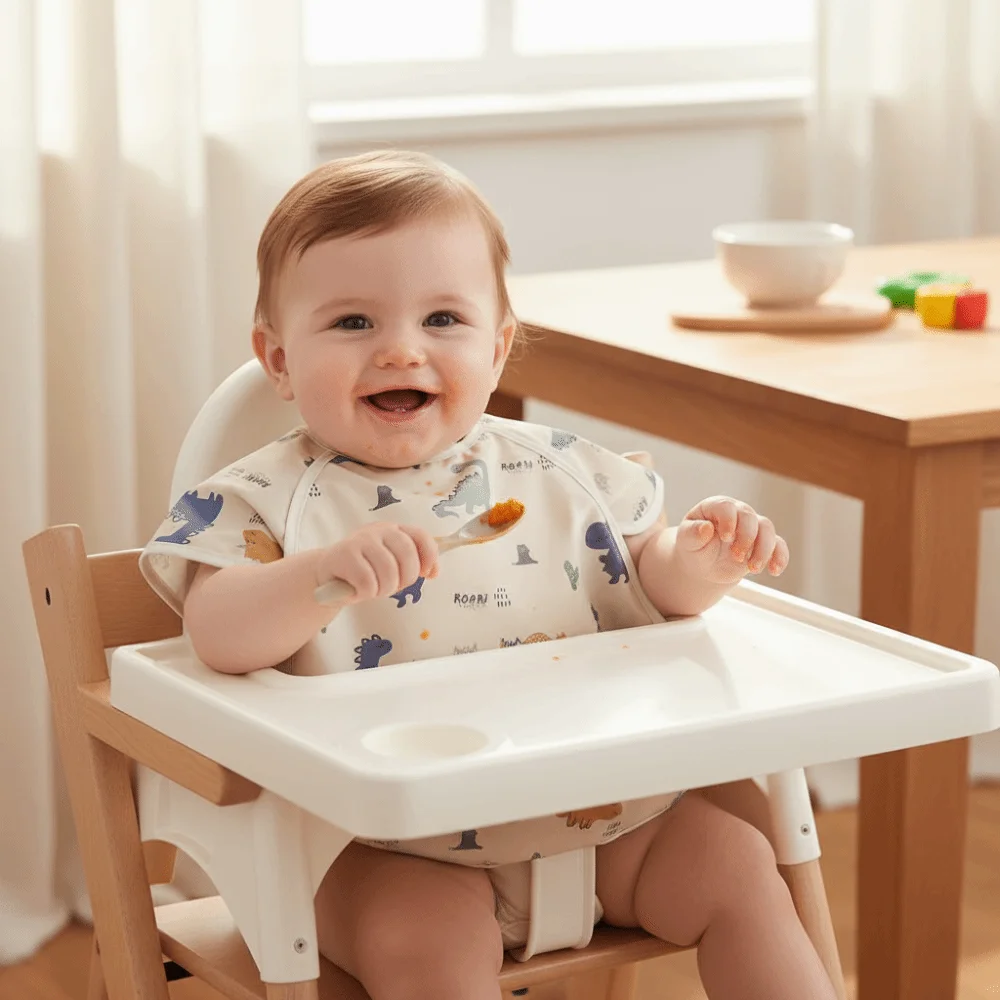 Cute Waterproof Baby Bibs Soft Short Sleeve Burp Cloth Cartoon Print Dirt Proof Bandana Bibs Eating
Cute Waterproof Baby Bibs Soft Short Sleeve Burp Cloth Cartoon Print Dirt Proof Bandana Bibs Eating