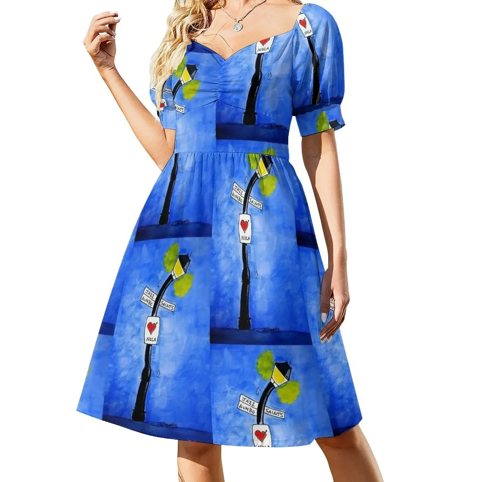 I Heart Nola Short-Sleeved Dress elegant evening dresses for women 2025 Summer dresses for women Dress
I Heart Nola Short-Sleeved Dress elegant evening dresses for women 2025 Summer dresses for women Dress