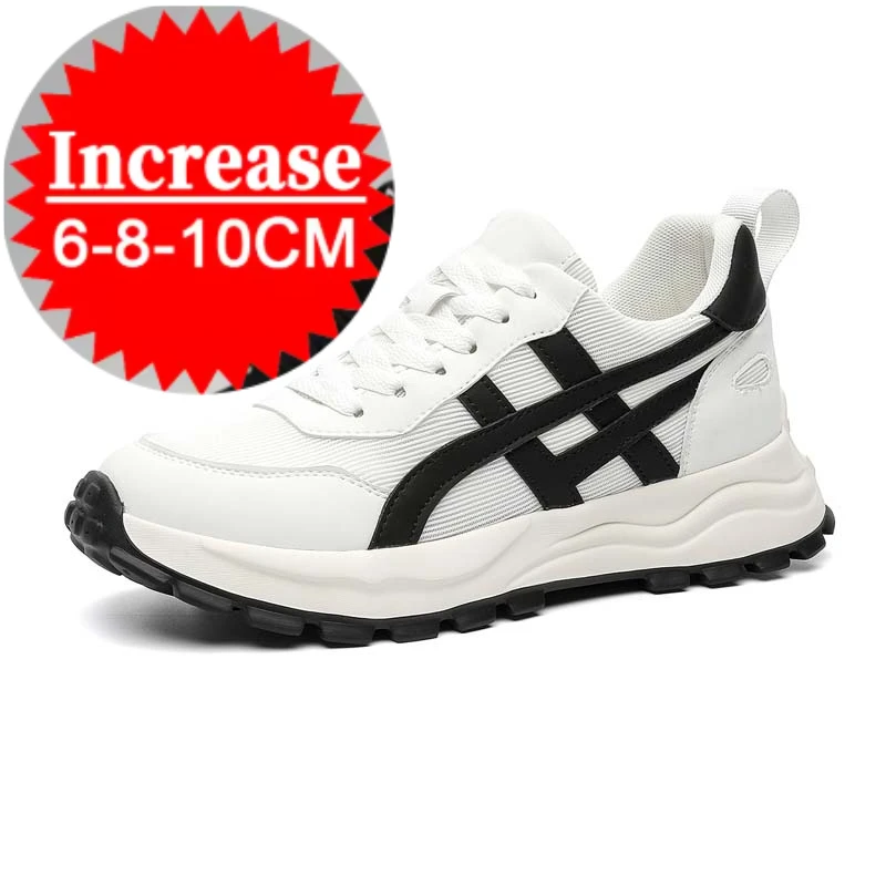 Men Elevator Height Increase Shoes Sneakers Shoes for Men 10cm Sports Casual Invisible Inner Heightening 8cm White Shoes
Men Elevator Height Increase Shoes Sneakers Shoes for Men 10cm Sports Casual Invisible Inner Heightening 8cm White Shoes