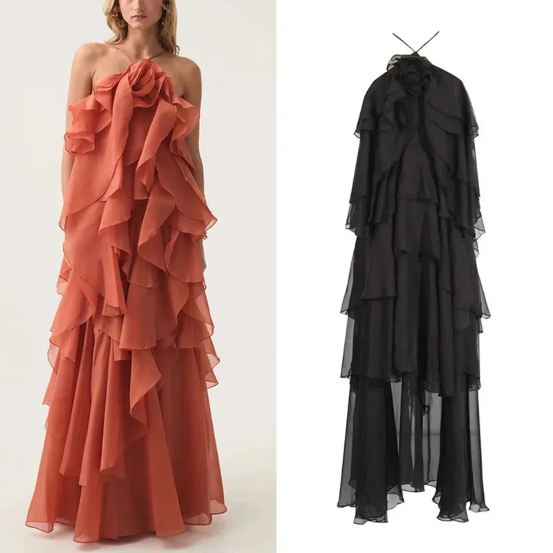 Mini Dresses Elegent Vestidos Solid Layered Ruffle Edge Women Sexy Boat Neck Sleeveless Backless Summer Lady Vacation Dresses
Mini Dresses Elegent Vestidos Solid Layered Ruffle Edge Women Sexy Boat Neck Sleeveless Backless Summer Lady Vacation Dresses