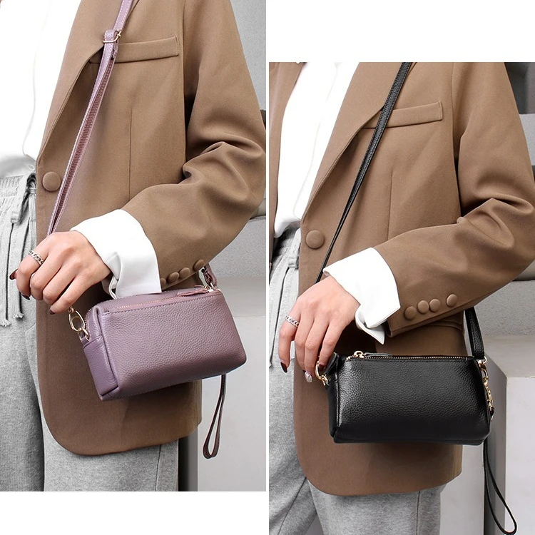 Real leather ladies' shoulder bag, lightweight, suitable for daily commuting, water-resistant, crossbody style small bag
Real leather ladies' shoulder bag, lightweight, suitable for daily commuting, water-resistant, crossbody style small bag