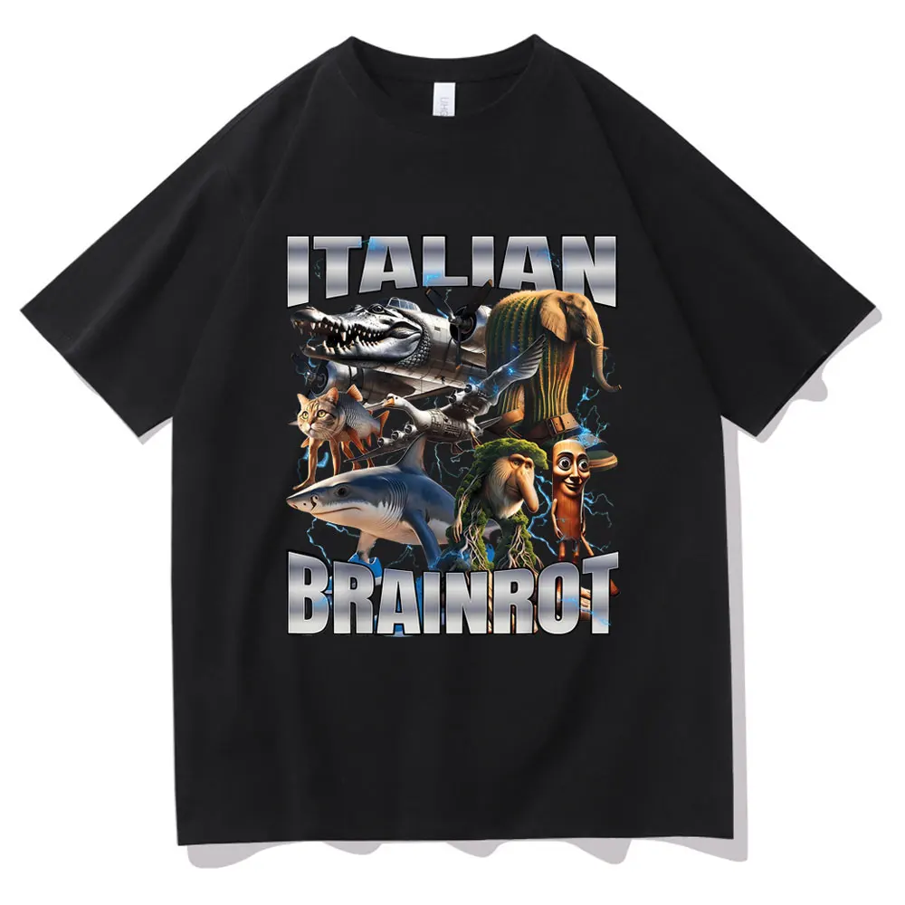 Italian Brainrot Graphic T Shirts Funny Brr Brr Patapim Tralalero Tralala Bombardiro Crocodilo Tung Tung Tung Sahur T-shirt Tops
Italian Brainrot Graphic T Shirts Funny Brr Brr Patapim Tralalero Tralala Bombardiro Crocodilo Tung Tung Tung Sahur T-shirt Tops