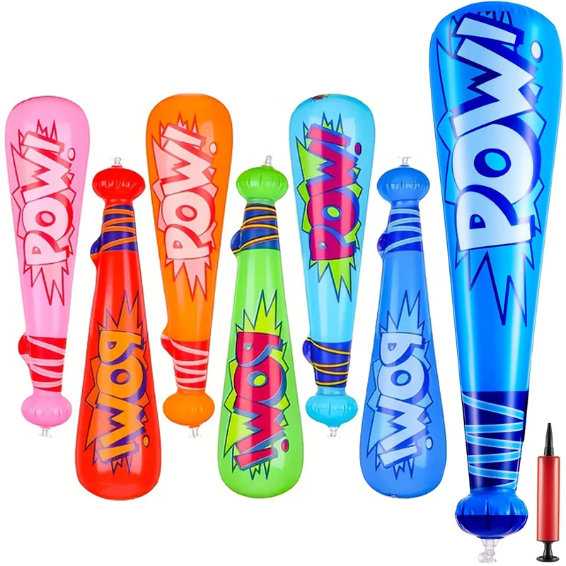 6/12Pcs Pow Inflatable Baseball Bats 17 Inch Inflatable Toy Bats for Kids Baseball Party Decoration Favor Beach And Pool Toys
6/12Pcs Pow Inflatable Baseball Bats 17 Inch Inflatable Toy Bats for Kids Baseball Party Decoration Favor Beach And Pool Toys