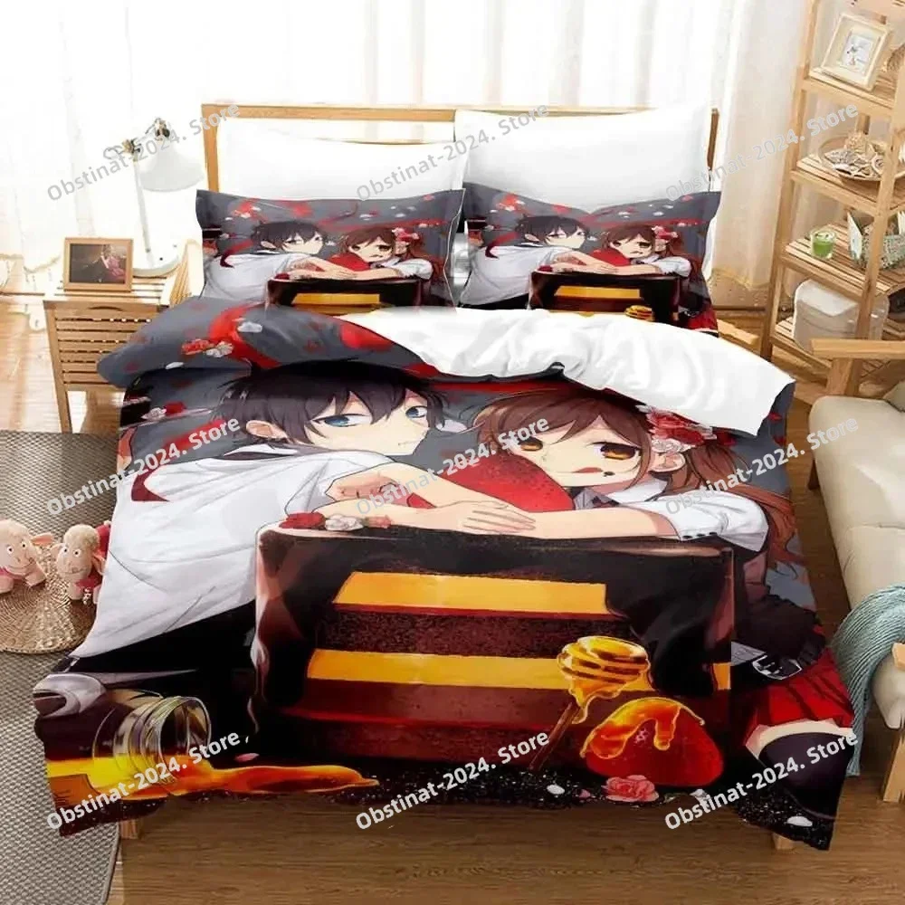Anime Hori san to Miyamura kun Horimiya Bedding Set Duvet Cover Bed Set Quilt Cover Pillowcase Comforter king Queen Size
Anime Hori san to Miyamura kun Horimiya Bedding Set Duvet Cover Bed Set Quilt Cover Pillowcase Comforter king Queen Size