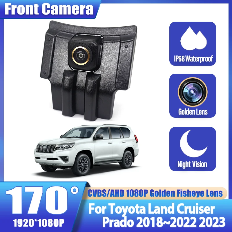 170deg Fisheye 1920*1080P AHD Car Front View Camera for Toyota LAND CRUISER PRADO 2018 2019 Prado 150 2020 2021 front grille cam
170deg Fisheye 1920*1080P AHD Car Front View Camera for Toyota LAND CRUISER PRADO 2018 2019 Prado 150 2020 2021 front grille cam