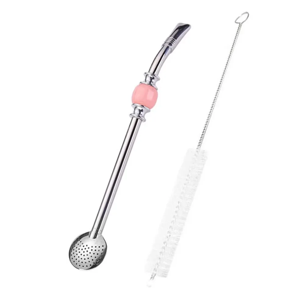 Reusable Drinking Straw Spoon Removable with Brush Stainless Steel Straw 7 Color Option Washable Filter Spoon Straw Tea Drinking
Reusable Drinking Straw Spoon Removable with Brush Stainless Steel Straw 7 Color Option Washable Filter Spoon Straw Tea Drinking