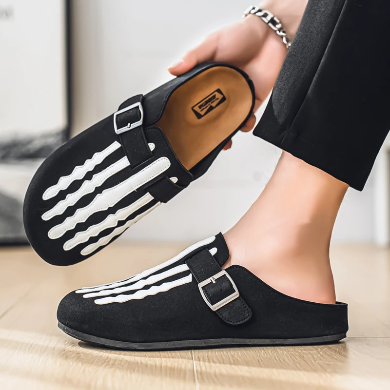Summer New Men's Closed Toe Half Slippers, Outdoor Wear Soft Sole Sandals, Anti-slip Wearable Fashion Casual Backless Shoes
Summer New Men's Closed Toe Half Slippers, Outdoor Wear Soft Sole Sandals, Anti-slip Wearable Fashion Casual Backless Shoes