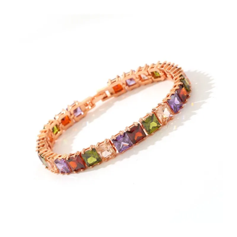 Style Trend Jewelry New Popular Exquisite Square Diamond Zircon Bracelet Geometric
Style Trend Jewelry New Popular Exquisite Square Diamond Zircon Bracelet Geometric