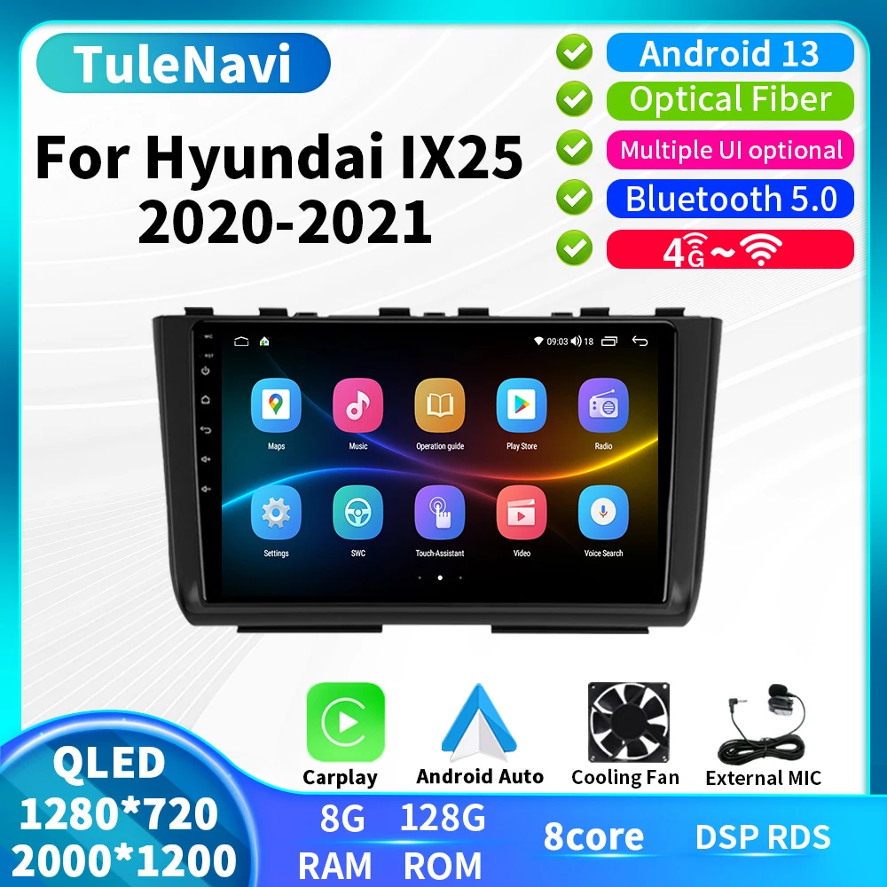 10" 2000*1200 DSP Carplay Auto Android 13.0 8GB+256GB Car DVD Player GPS WIFI BT 5.0 Radio For Hyundai Creta 2 IX25 2020 2021
10" 2000*1200 DSP Carplay Auto Android 13.0 8GB+256GB Car DVD Player GPS WIFI BT 5.0 Radio For Hyundai Creta 2 IX25 2020 2021