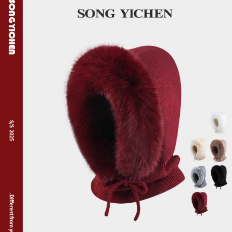 Новые нишевые плюшевые вязаные шапки-балаклавы для женщин, зимняя уличная шапка, снуд, защита шеи, интегрированный теплый пуловер, шапки-бини
Новые нишевые плюшевые вязаные шапки-балаклавы для женщин, зимняя уличная шапка, снуд, защита шеи, интегрированный теплый пуловер, шапки-бини