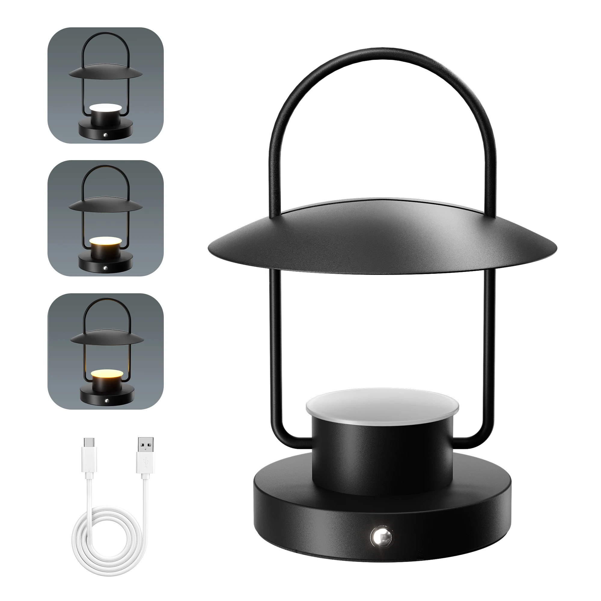 Portable Touch Control LED Table Lamp, 3-Color Dimmable, USB Chargeable, Metal Build - Ideal for Camping, Bedroom, Living Room
Portable Touch Control LED Table Lamp, 3-Color Dimmable, USB Chargeable, Metal Build - Ideal for Camping, Bedroom, Living Room