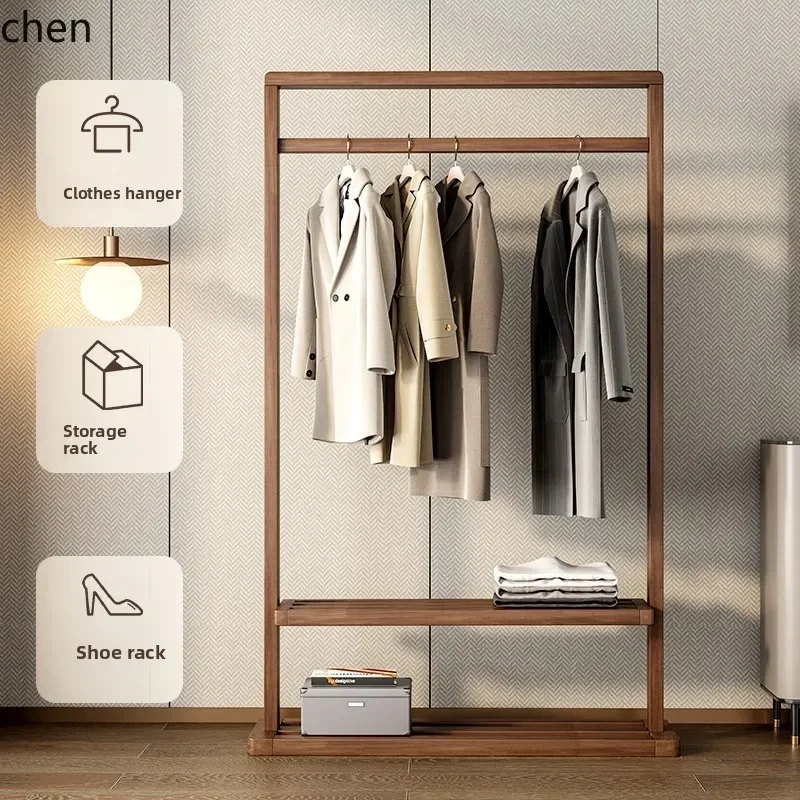 HT hanger floor-to-ceiling bedroom solid wood coat rack home living room hotel new Chinese hanger
HT hanger floor-to-ceiling bedroom solid wood coat rack home living room hotel new Chinese hanger
