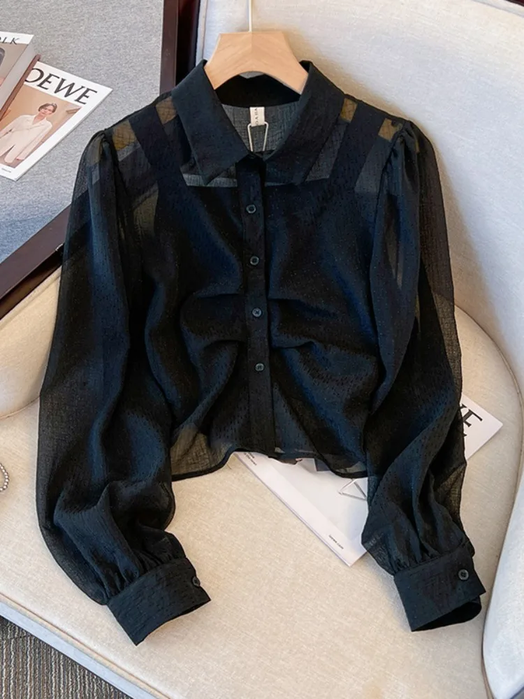 Slimming Short Black Shirt Women's Spring 2026 New Style plus Size Inner Wear Top Korean Version Loose Fit Long Sleeve Neck
Slimming Short Black Shirt Women's Spring 2026 New Style plus Size Inner Wear Top Korean Version Loose Fit Long Sleeve Neck